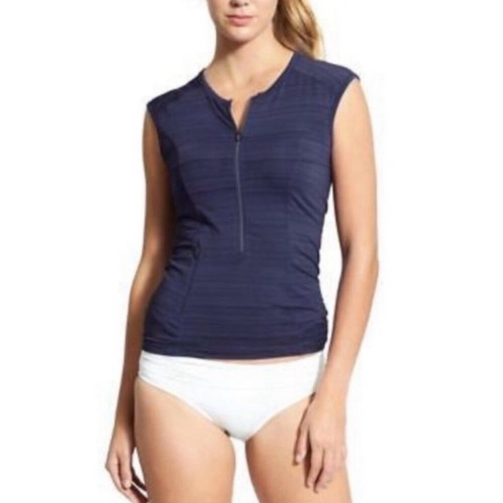 Athleta Pacifica Illume UPF Half-Zip Shirt